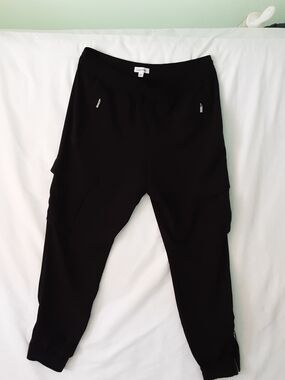 Calvin Klein Black Cargo Jogger Pants